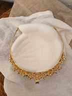 Diadem Gold – AAA+ Zirkonia Tiara 3,5 cm Braut Haarschmuck | ONDEGO®