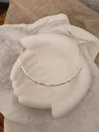 Diadem Silber – Strass Tiara 2,5 cm hoch filigran | ONDEGO®