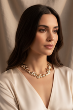Choker Halskette Gold – Statement Kette eng anliegend | verstellbar 37–44 cm | ONDEGO®
