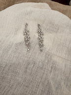 Elegante Braut Ohrringe Silber – Zirkonia 6 cm | ONDEGO®