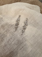 Elegante Braut Ohrringe Silber – Zirkonia 6 cm | ONDEGO®