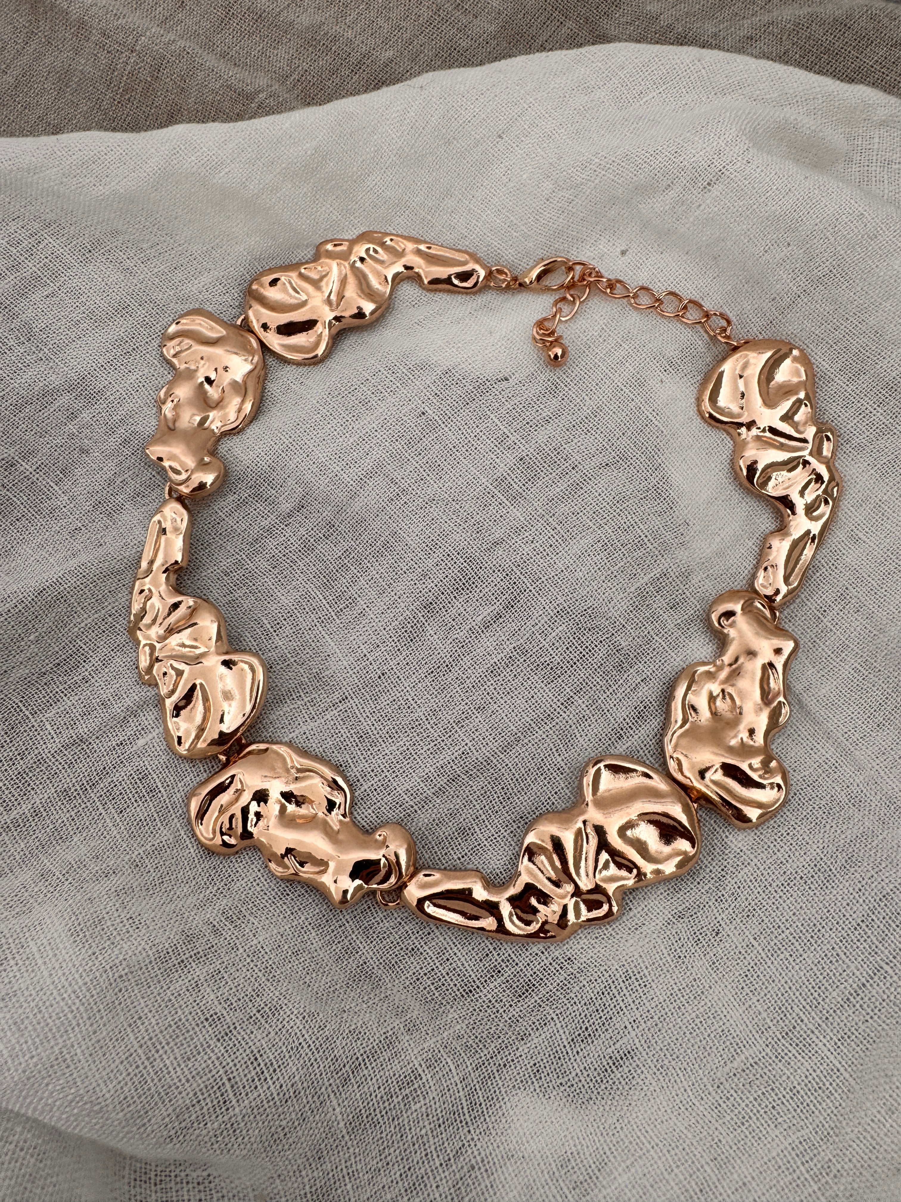 Choker Halskette Gold – Statement Kette eng anliegend | verstellbar 37–44 cm | ONDEGO®