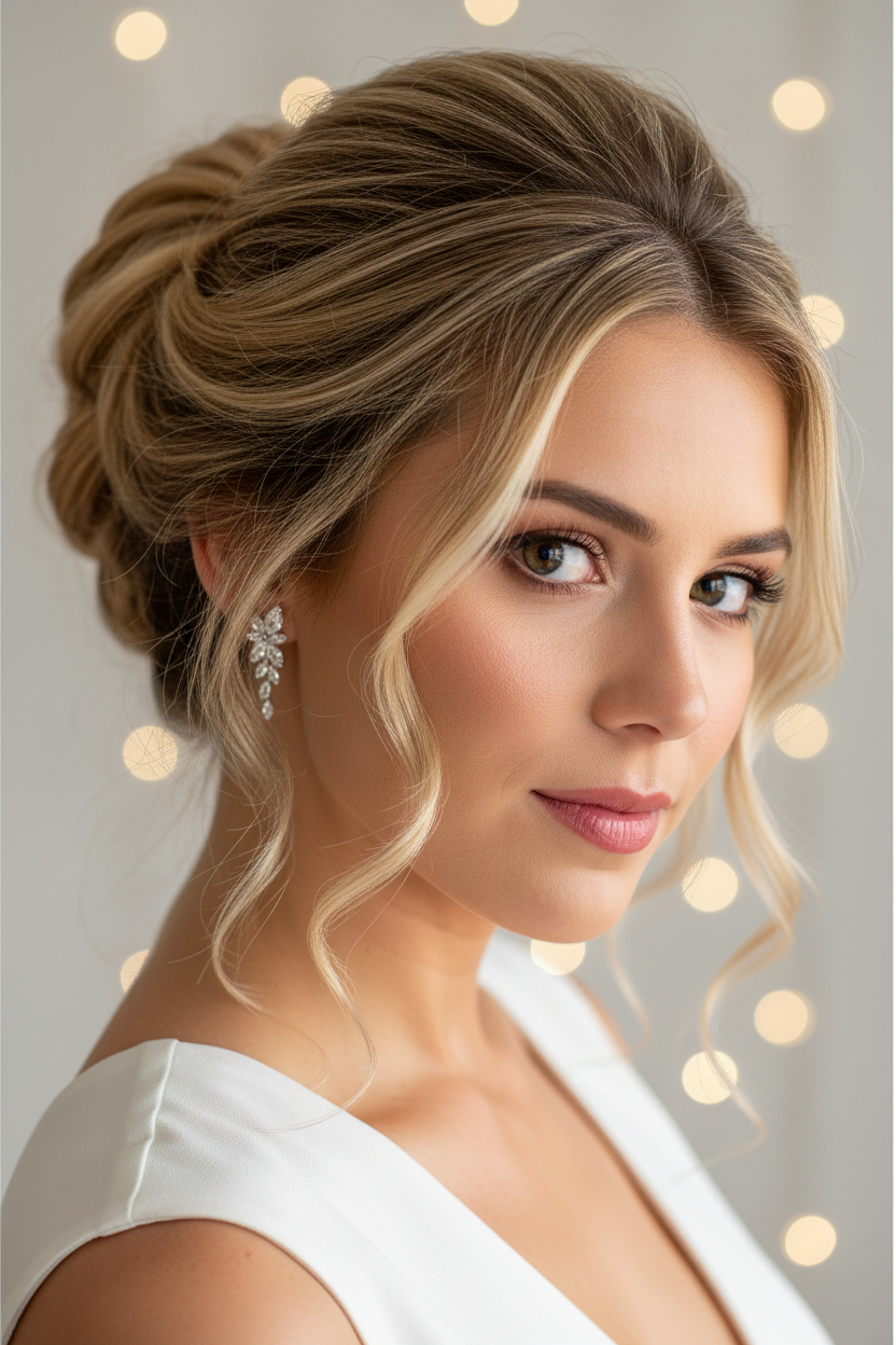 Silber Blatt Ohrringe mit AAA+ Zirkonia – Elegante Ohrstecker | ONDEGO®