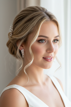 Roségold Blatt Ohrringe mit AAA+ Zirkonia – Elegante Ohrstecker | ONDEGO®