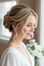 Roségold Blatt Ohrringe mit AAA+ Zirkonia – Elegante Ohrstecker | ONDEGO®