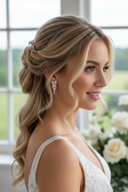 Roségold Blatt Ohrringe mit AAA+ Zirkonia – Elegante Ohrstecker | ONDEGO®