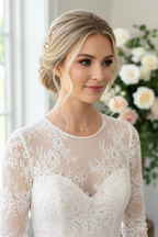 Roségold Rückenkette 2-in-1 mit Strassperle – verstellbares Collier mit Slider | ONDEGO®