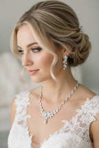 Zirkonia Schmuckset Silber – Collier & Ohrringe und Armband | ONDEGO®