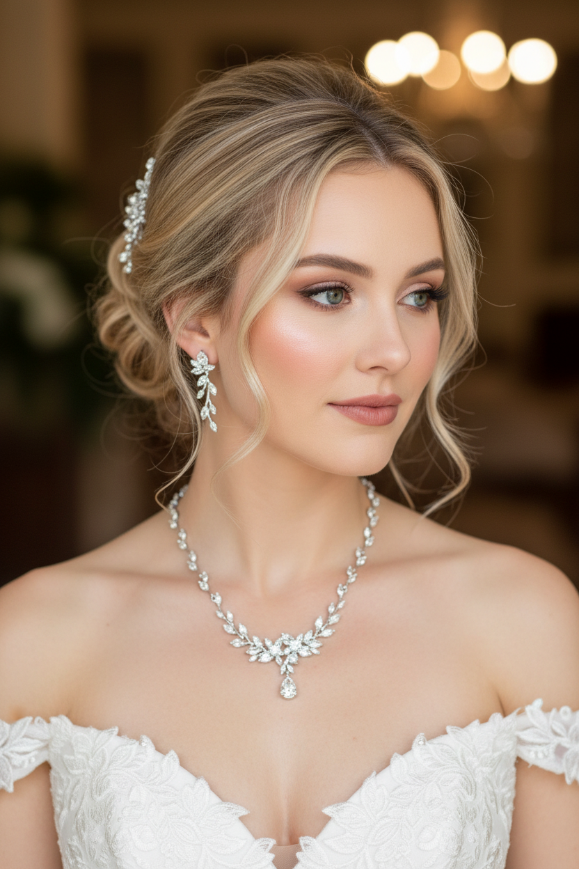 Zirkonia Schmuckset Silber – Collier & Ohrringe und Armband | ONDEGO®