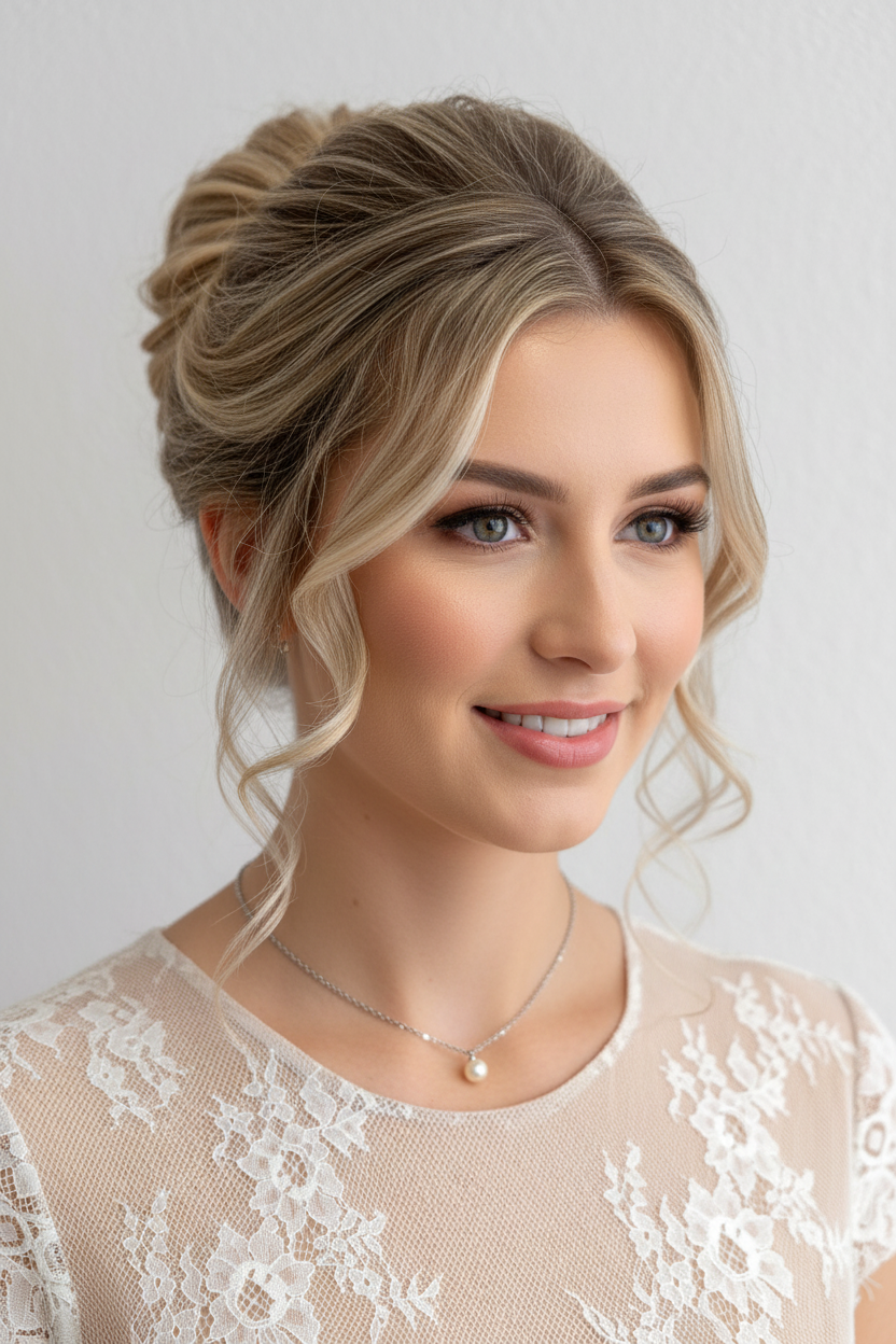 Silber Edelstahl Schmuckset mit Perle – Halskette & abnehmbare Rückenkette | ONDEGO®