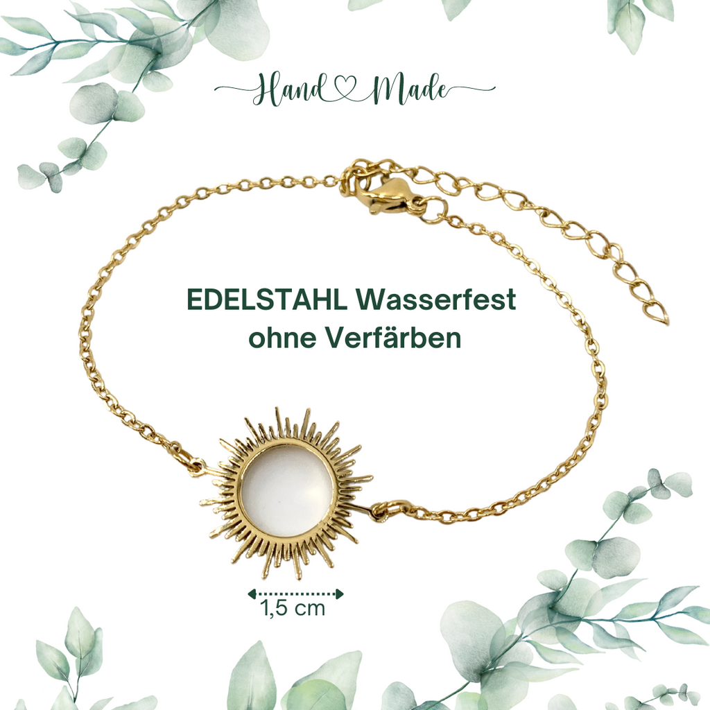 Freundschaftsarmband Sonne – Geschenk Armband für beste Freundin in Gold oder Silber | ONDEGO®