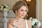 Zirkonia Schmuckset Tropfenform – Collier, Ohrringe & Armband in Silber | ONDEGO®