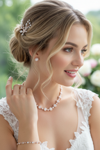 Roségold Zirkonia Schmuckset – elegantes 3-teiliges Set mit AAA+ Zirkonia | ONDEGO®