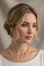 Choker Halskette Gold – Statement Kette eng anliegend | verstellbar 37–44 cm | ONDEGO®