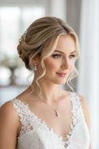 Schmuckset Silber – Perlen & Zirkonia Collier mit Ohrringen | ONDEGO®