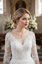 Brautschmuck Set Roségold – Zirkonia Tropfen Kette, Ohrringe & Armband verstellbar | ONDEGO®