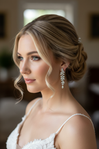 Elegante Braut Ohrringe Silber – Zirkonia 6 cm | ONDEGO®