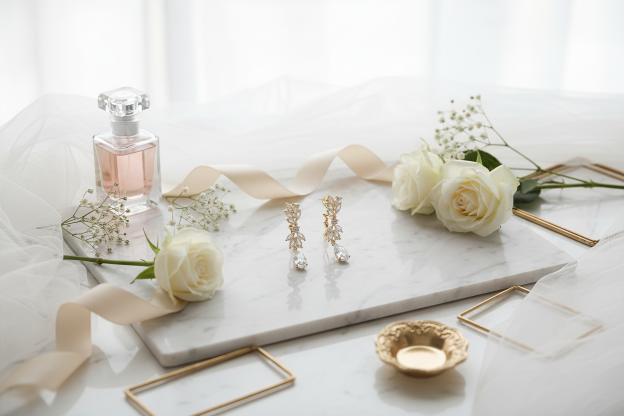 Zirkonia Ohrringe Gold – Lange Ohrstecker mit funkelnden Zirkonia | ONDEGO®