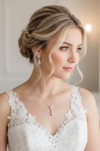 Zirkonia Schmuckset Gold – Collier & Ohrringe mit Tropfen-Design | ONDEGO®