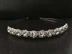 Strass Diadem Silber – Hochzeit Tiara, Braut Haarschmuck, glitzernde Krone | ONDEGO®