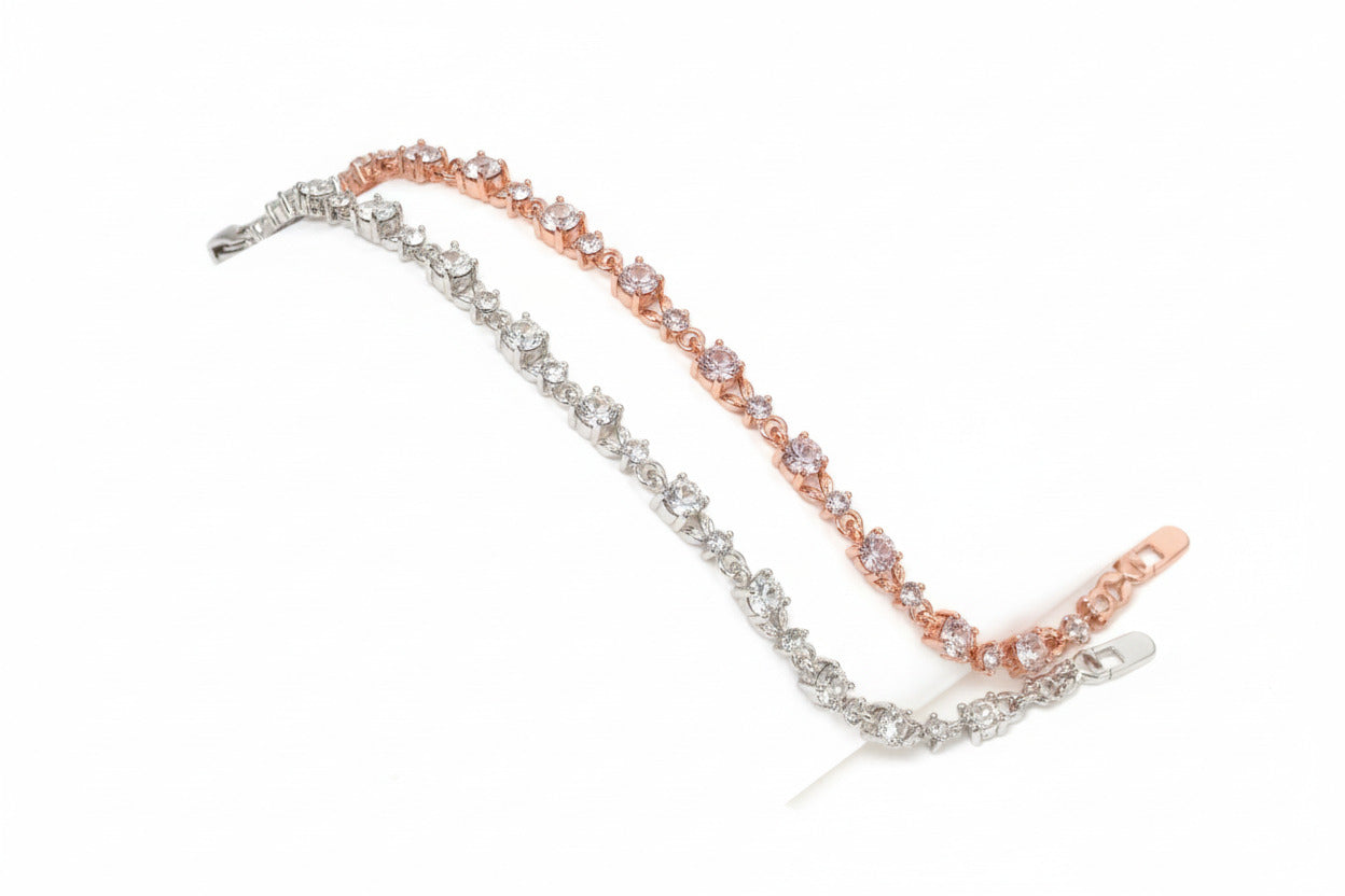 Zirkonia Armband – AAA+ | Silber oder Roségold | mit Verlängerung | ONDEGO®