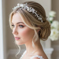 Vintage Perlen Diadem – kunstvoll verziertes Tiara für Hochzeit & Brautfrisur | ONDEGO®