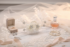 XS Blüten Haarkamm – Ivory Blüten & Strass | Dezenter Brauthaarschmuck | ONDEGO®