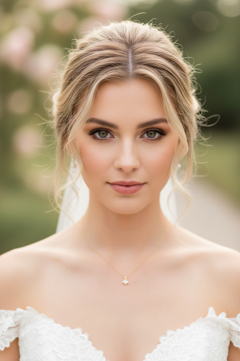 18K Vergoldetes Schmuckset aus 925 Silber – Halskette & Ohrringe Minimalistisch Elegant Brautschmuck | ONDEGO®