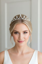 Silber Strass Diadem & Krone – Haarreif für Hochzeit & Brautfrisur | ONDEGO®