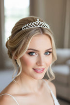 Silber Diadem Herzform – Strass Tiara für Hochzeit, Geburtstag, Kinder & Prinzessinnen-Momente | ONDEGO®