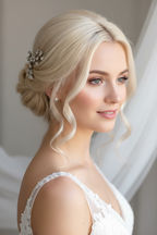 Haarkamm Strass Silber – Eleganter Brautschmuck mit Glanz | ONDEGO®