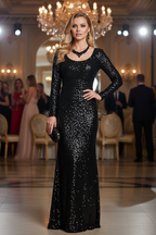 Schwarzes Strass Schmuckset Damen – Halskette & Ohrringe im eleganten Gothic Stil | ONDEGO®