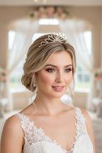 Gold Strass Diadem – große Tiara für Hochzeit, Königin Kostüm & Prinzessin | ONDEGO®