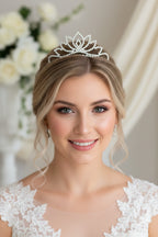 Silber Strass Diadem – Krone für Hochzeit, Geburtstag & Prinzessinnen-Look | ONDEGO®