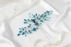 Haarnadel Hellblau – Dezenter Haarschmuck in Silber | ONDEGO®