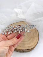 Haarkamm Strass Silber – Flexibler Brautschmuck | ONDEGO®
