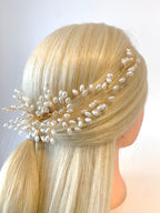 Haarkamm Leonie Gold – Ivory Perlen Haarschmuck | ONDEGO®