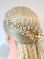 Haarkamm Leonie Gold – Ivory Perlen Haarschmuck | ONDEGO®