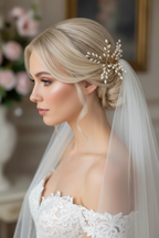 Haarkamm Aphrodite – Goldener Brautschmuck mit Ivory Perlen | ONDEGO®