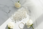 Haarkamm XXL Kristall – Silber Haarschmuck mit Glasschliffperlen | ONDEGO®