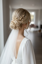 Vintage Haardraht Blätter Gold Brautschmuck Hochzeit Haarschmuck – ONDEGO®