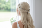 Haardraht Gold Silber Rosegold – Strass Brautschmuck flexibel – Haarschmuck Hochzeit | ONDEGO®