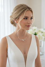 Zirkonia Collier Gold – Elegante Halskette mit AAA+ Zirkonia | ONDEGO®