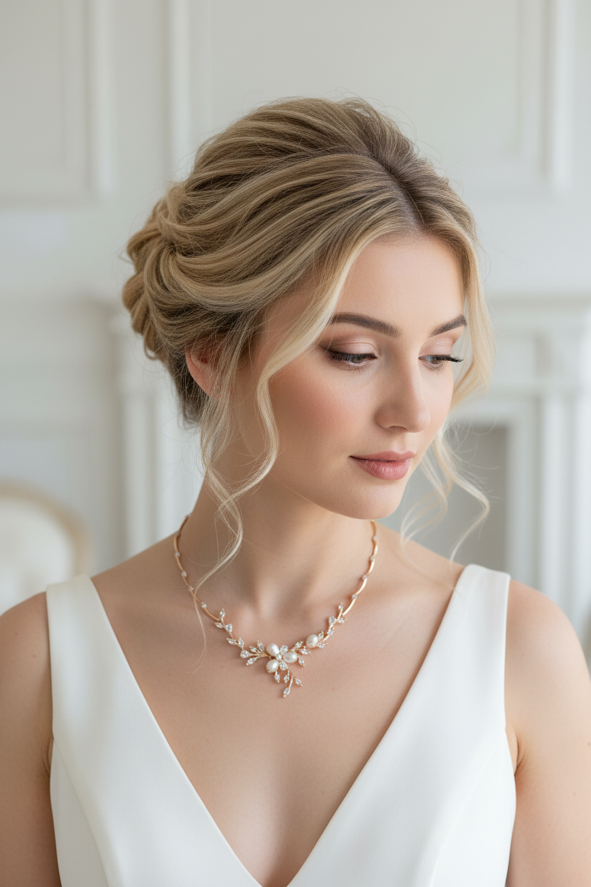Zirkonia Collier Gold – Elegante Halskette mit AAA+ Zirkonia | ONDEGO®