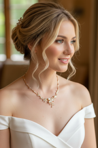 Zirkonia Collier Gold – Elegante Halskette mit AAA+ Zirkonia | ONDEGO®