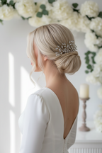 Haarkamm Strass – Dezenter Glitzer-Haarschmuck in Silber | ONDEGO®