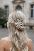 Haarkamm Strass – Dezenter Glitzer-Haarschmuck in Silber | ONDEGO®