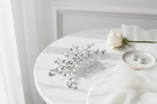 Haarkamm Strass – Dezenter Glitzer-Haarschmuck in Silber | ONDEGO®