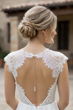 Elegante Rückenkette mit Strassperlen – glamouröser Rückenschmuck für Braut & besondere Anlässe | ONDEGO®