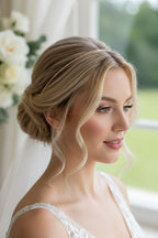 Roségold Zartes Strass Diadem – dezente Tiara für Standesamt, Braut & Hochzeit | ONDEGO®